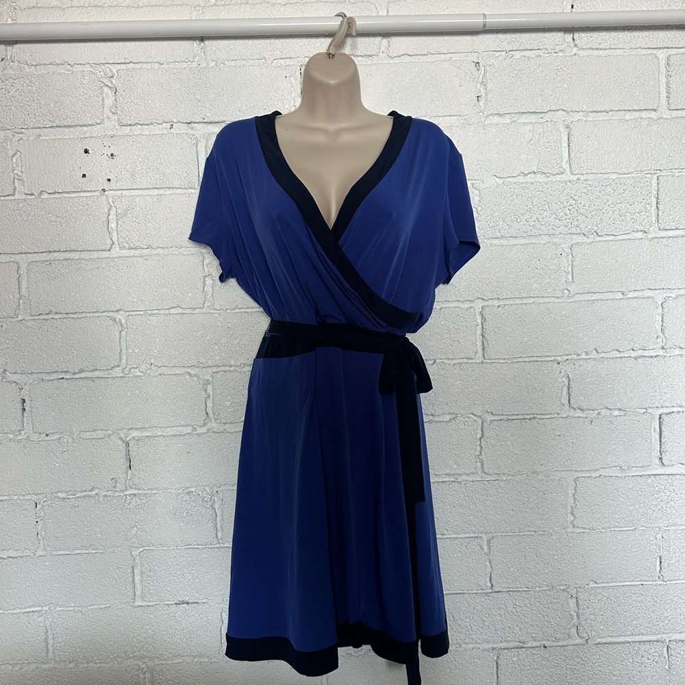 Blue Wrap Dress